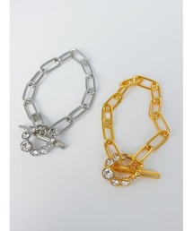 mou | ストーンフープマンテルブレスレット(ブレスレット)