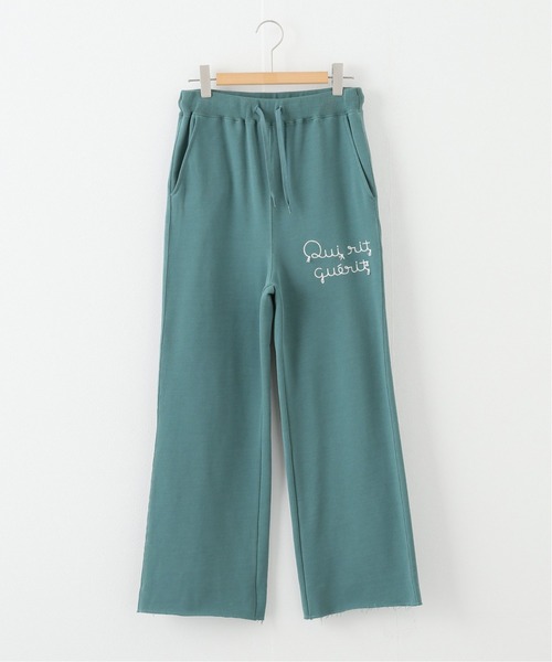 REMI RELIEF（レミレリーフ）の「【REMI RELIEF / レミレリーフ】別注 刺繍スウェットパンツ（スウェットパンツ・メンズ・ホワイト/グリーン系その他・MEDIUM/LARGE）」の15枚目の写真