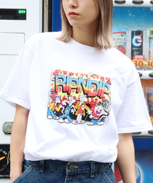 Ripndip リップンディップ Looney Gang Tee イラストtシャツ Tシャツ カットソー Ripndip リップンディップ のファッション通販 Zozotown Ripndip リップンディップ Looney Gang Tee イラストtシャツ Tシャツ カットソー Ripndip リップンディップ のファッション通販 Zozotown