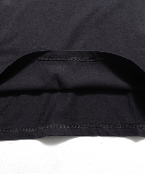 FILA(フィラ)の「FILA/フィラ 筆記体 ブランドロゴ刺繍 配色切替 ドロップショルダー 半袖 Tシャツ ワンピース(ワンピース・レディース・ホワイト/ブラック/チャコール/グリーン・FREE)」の14枚目の写真