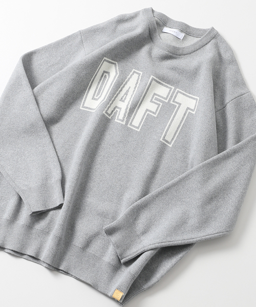 B.C STOCK(ベーセーストック)の「DAFTジャガードニット(ニット/セーター・メンズ・ライトグレー/ネイビー/グレー/アイボリー・LARGE/MEDIUM)」の4枚目の写真