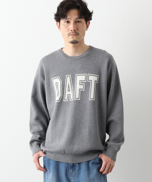 B.C STOCK(ベーセーストック)の「DAFTジャガードニット(ニット/セーター・メンズ・ライトグレー/ネイビー/グレー/アイボリー・LARGE/MEDIUM)」の9枚目の写真
