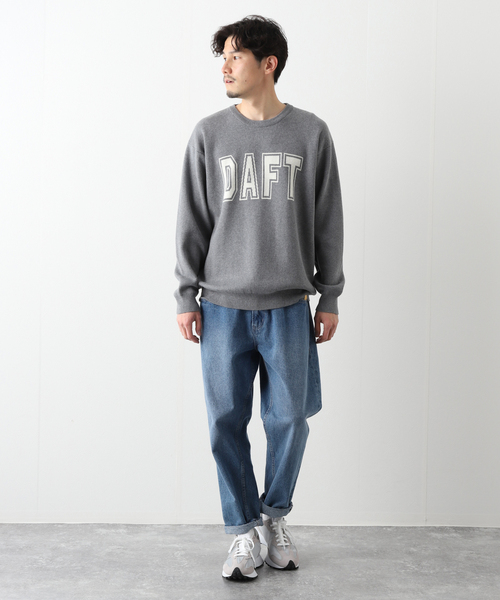 B.C STOCK(ベーセーストック)の「DAFTジャガードニット(ニット/セーター・メンズ・ライトグレー/ネイビー/グレー/アイボリー・LARGE/MEDIUM)」の12枚目の写真
