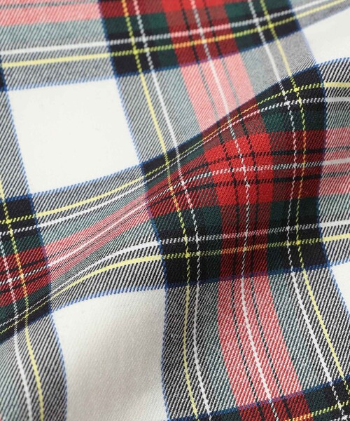 MACKINTOSH LONDON(マッキントッシュ ロンドン)の「コットンブリティッシュチェックテーパードパンツ(その他パンツ・レディース・グリーン/レッド系その他3・38/40)」の4枚目の写真