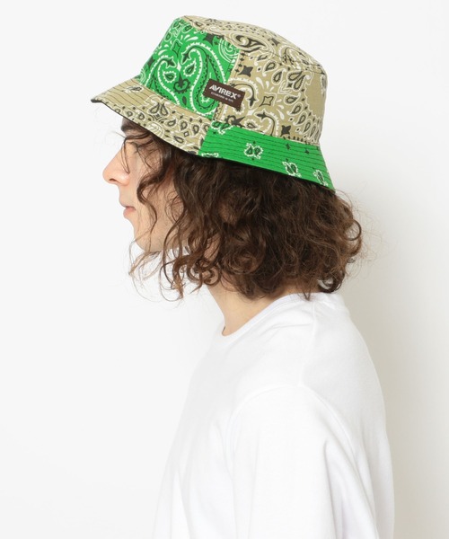 AVIREX（アヴィレックス）の「バンダナ リバーシブル ハット / BANDANA REVERSIBLE HAT / アヴィレックス / AVIREX（ハット・メンズ・ホワイト/ブラック・FREE）」の13枚目の写真