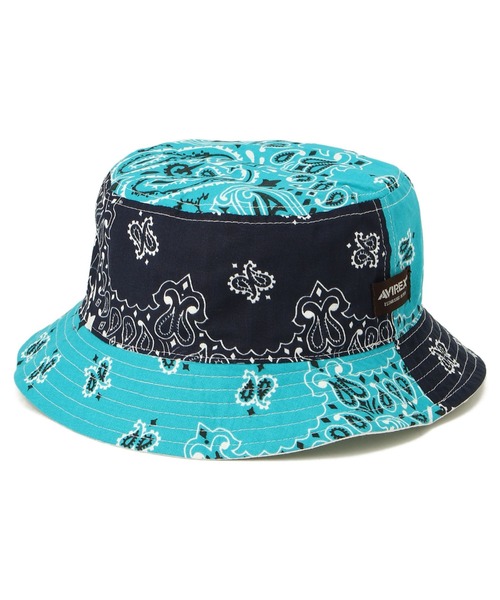 AVIREX（アヴィレックス）の「バンダナ リバーシブル ハット / BANDANA REVERSIBLE HAT / アヴィレックス / AVIREX（ハット・メンズ・ホワイト/ブラック・FREE）」の7枚目の写真