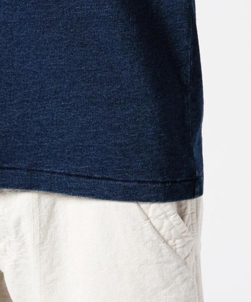 ROSE BUD COUPLES （ローズ バッド カップルズ）の「【カタログ掲載】MCT-15117 INDIGO TEE S/S V/N PKT W/EMB.（Tシャツ/カットソー・メンズ・ダークインディゴブルー/ライトインディゴブルー・SMALL/MEDIUM/LARGE）」の9枚目の写真