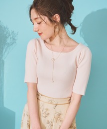 ツイスト2WAYリブニット