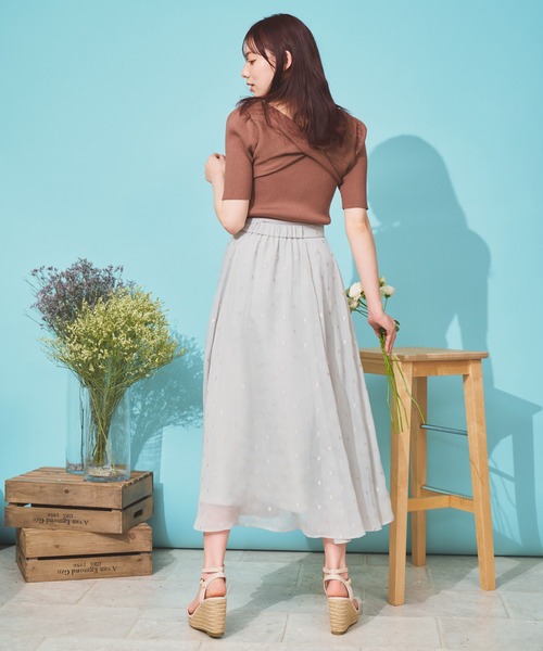 【お値下げ中 新品 未使用】Noela ノエラ バックツイストニット Noela（ノエラ）の「ツイスト2WAYリブニット（ニット/セーター
