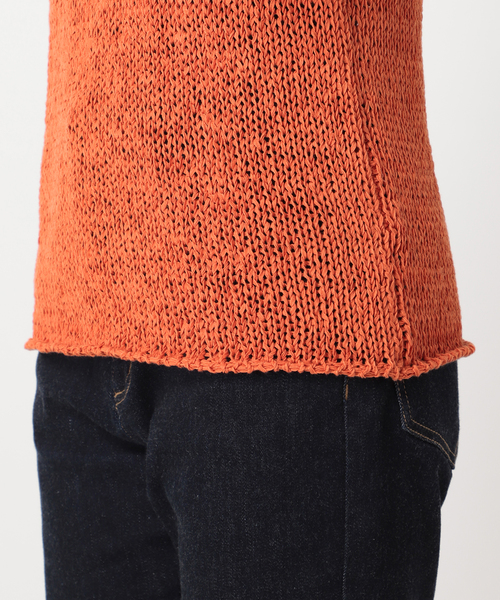 plage(プラージュ)の「【ROBERTO COLLINA/ロベルトコリーナ】SP KNIT タンクトップ◆(タンクトップ・レディース・キャメル/オレンジ・FREE)」の7枚目の写真