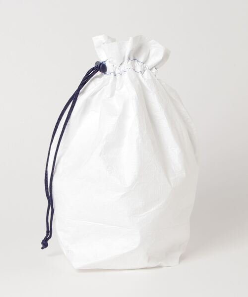 GORDON MILLER（ゴードンミラー）の「GORDON MILLER（ゴードンミラー）タイベックポーチ（エコバッグ/サブバッグ・メンズ・ホワイト・ONE SIZE）」の2枚目の写真