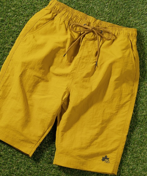 LOGOS（ロゴス）の「【LOGOS/ロゴス】ワンポイントロゴ刺繍 ナイロン 無地ショーツ/ ハーフパンツ（その他パンツ・メンズ・イエロー/レッド/ベージュ/パープル/ネイビー/チャコールグレー/ライトグリーン・M/XL/L）」の6枚目の写真