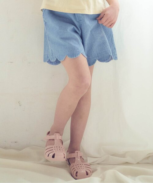 apres les cours(アプレレクール)の「スカラップショートパンツ(その他パンツ・キッズ・インディゴブルー/ピンク/アイボリー/カーキ/イエロー/オレンジ/チェック・80/100/140/120/130/90/110)」の4枚目の写真