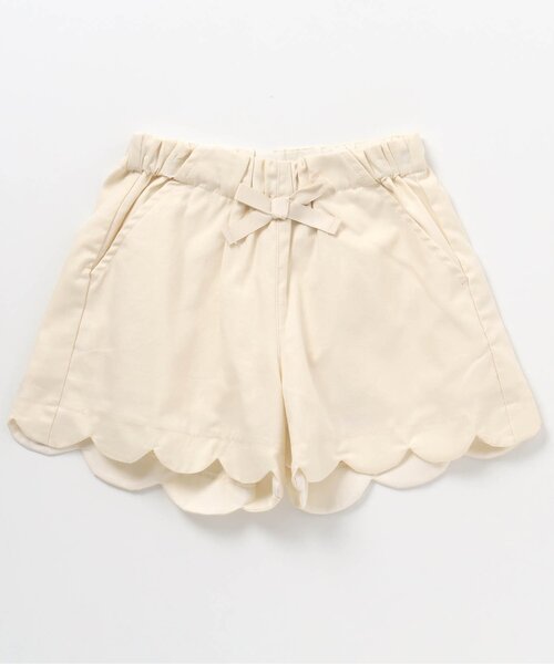 apres les cours(アプレレクール)の「スカラップショートパンツ(その他パンツ・キッズ・インディゴブルー/ピンク/アイボリー/カーキ/イエロー/オレンジ/チェック・80/100/140/120/130/90/110)」の2枚目の写真