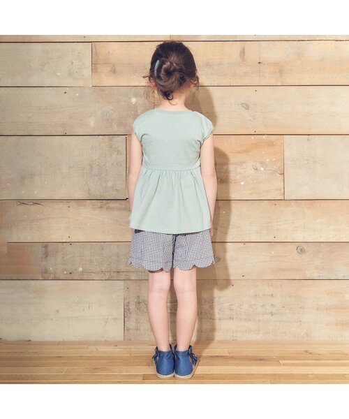 apres les cours(アプレレクール)の「スカラップショートパンツ(その他パンツ・キッズ・インディゴブルー/ピンク/アイボリー/カーキ/イエロー/オレンジ/チェック・80/100/140/120/130/90/110)」の9枚目の写真