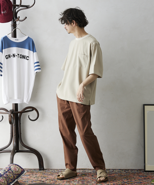 JOURNAL STANDARD relume(ジャーナルスタンダード レリューム)の「CALIFORNIA リネンシェフパンツ(その他パンツ・メンズ・ブラック/オフホワイト/ブラウン/グリーン/ブルー・SMALL/MEDIUM/LARGE)」の12枚目の写真