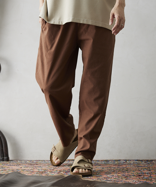 JOURNAL STANDARD relume(ジャーナルスタンダード レリューム)の「CALIFORNIA リネンシェフパンツ(その他パンツ・メンズ・ブラック/オフホワイト/ブラウン/グリーン/ブルー・SMALL/MEDIUM/LARGE)」の15枚目の写真