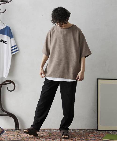 JOURNAL STANDARD relume(ジャーナルスタンダード レリューム)の「CALIFORNIA リネンシェフパンツ(その他パンツ・メンズ・ブラック/オフホワイト/ブラウン/グリーン/ブルー・SMALL/MEDIUM/LARGE)」の17枚目の写真