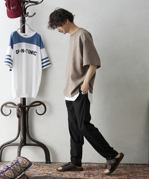 JOURNAL STANDARD relume(ジャーナルスタンダード レリューム)の「CALIFORNIA リネンシェフパンツ(その他パンツ・メンズ・ブラック/オフホワイト/ブラウン/グリーン/ブルー・SMALL/MEDIUM/LARGE)」の19枚目の写真