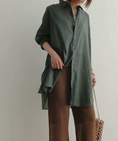 URBAN RESEARCH DOORS(アーバンリサーチドアーズ)の「シャーリングKNITパンツ(その他パンツ・レディース・ブラウン/ネイビー・MEDIUM)」の14枚目の写真