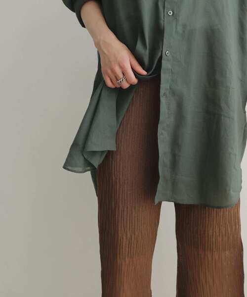 URBAN RESEARCH DOORS(アーバンリサーチドアーズ)の「シャーリングKNITパンツ(その他パンツ・レディース・ブラウン/ネイビー・MEDIUM)」の10枚目の写真