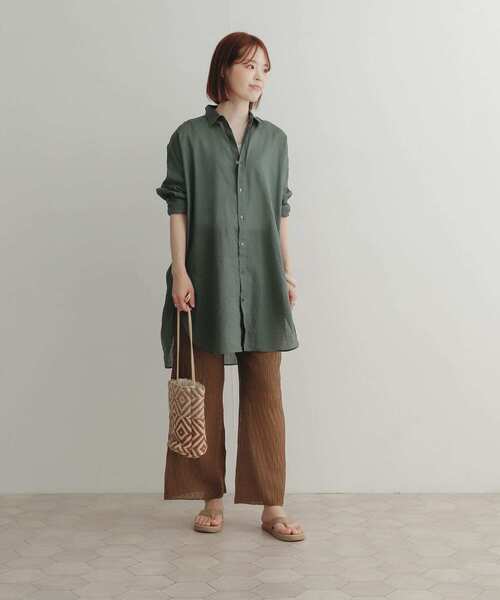 URBAN RESEARCH DOORS(アーバンリサーチドアーズ)の「シャーリングKNITパンツ(その他パンツ・レディース・ブラウン/ネイビー・MEDIUM)」の22枚目の写真