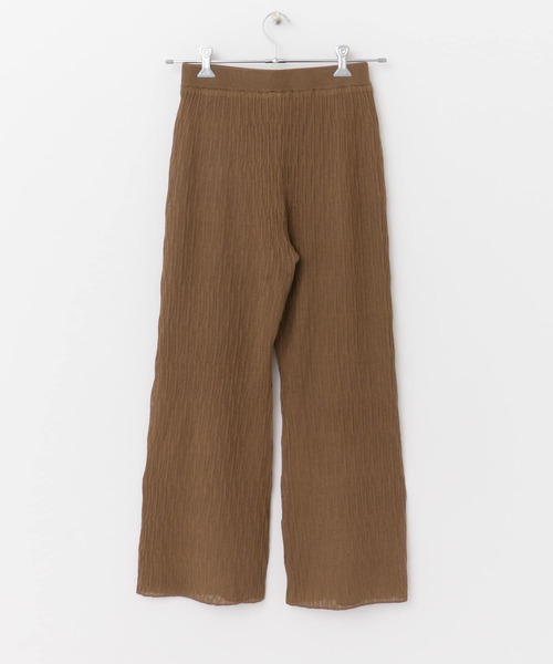 URBAN RESEARCH DOORS(アーバンリサーチドアーズ)の「シャーリングKNITパンツ(その他パンツ・レディース・ブラウン/ネイビー・MEDIUM)」の13枚目の写真