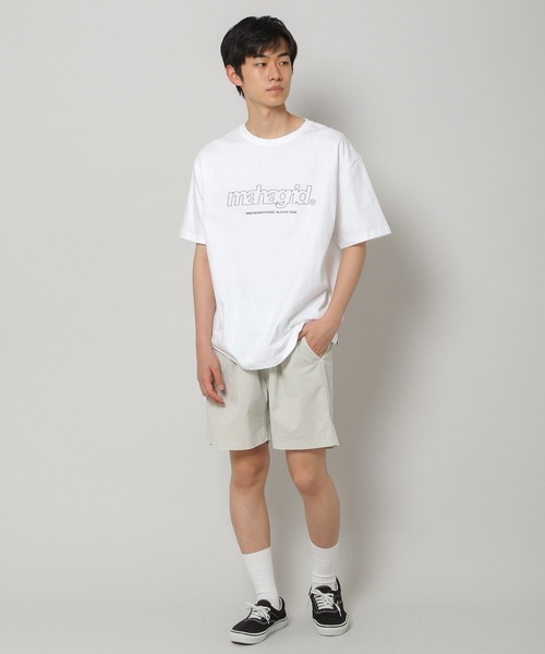 MAHAGRID（マハグリッド）の「【UNISEX】MAHAGRID／THIRD LOGO TEE　2277558（Tシャツ/カットソー・レディース・ホワイト/チャコール/ライトブルー/ブラック/レッド/クリーム・X-LARGE/MEDIUM/LARGE/SMALL）」の10枚目の写真
