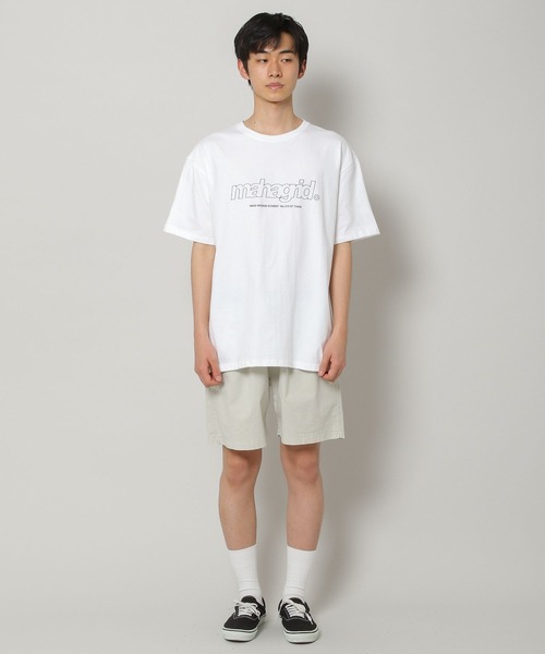 MAHAGRID（マハグリッド）の「【UNISEX】MAHAGRID／THIRD LOGO TEE　2277558（Tシャツ/カットソー・レディース・ホワイト/チャコール/ライトブルー/ブラック/レッド/クリーム・X-LARGE/MEDIUM/LARGE/SMALL）」の12枚目の写真