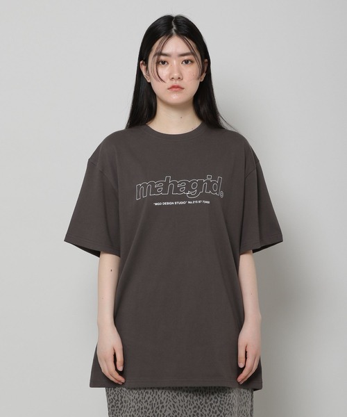 MAHAGRID（マハグリッド）の「【UNISEX】MAHAGRID／THIRD LOGO TEE　2277558（Tシャツ/カットソー・レディース・ホワイト/チャコール/ライトブルー/ブラック/レッド/クリーム・X-LARGE/MEDIUM/LARGE/SMALL）」の19枚目の写真