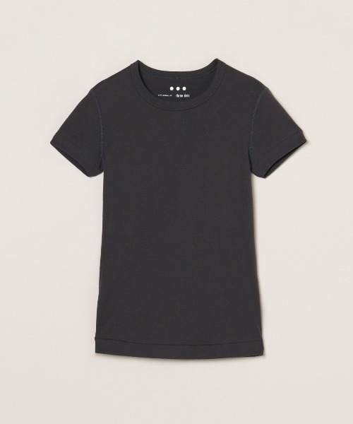 three dots(スリードッツ)の「アレックス(Tシャツ/カットソー・レディース・ブラック/ホワイト/グレー/ネイビー/ライトグレー/チャコール/ブラウン系その他/ボルドー・SMALL/MEDIUM/LARGE/X-SMALL)」の5枚目の写真