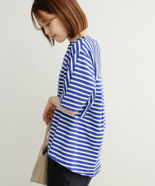 ハグオーワー⭐︎ ミドルピッチボーダーカットソー新品 ハグオーワー⭐︎ ミドルピッチボーダーカットソー新品 tops | HUG O