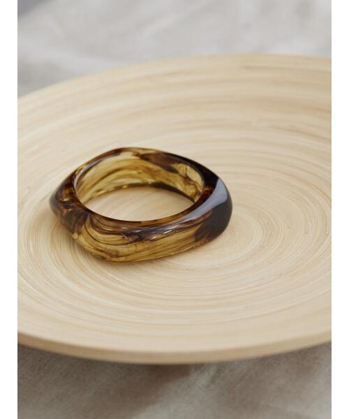 AMERICAN HOLIC（アメリカンホリック）の「マーブルスクエアバングル（バングル/リストバンド・レディース・ホワイト/ベージュ/グリーン/ブラウン・FREE）」の9枚目の写真