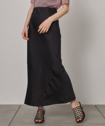 PUBLIC TOKYO | サテンドレープスカート/ウォッシャブル(スカート)