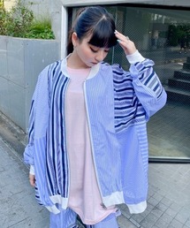 CND JUMBLE STRIPE ブルゾン