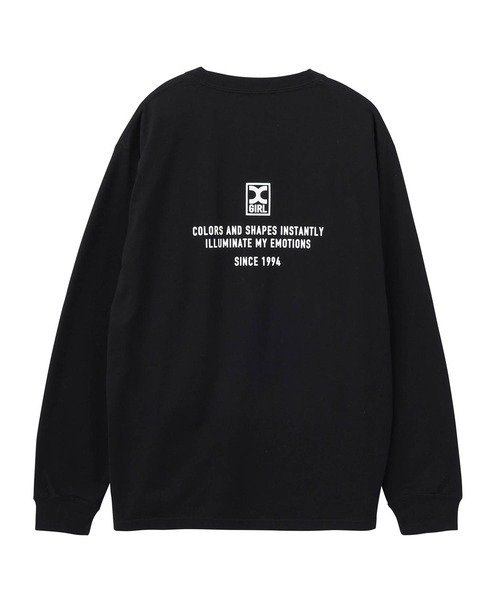 X-girl（エックスガール）の「TIGER BOX LOGO L/S TEE（Tシャツ/カットソー・レディース・ホワイト/ベージュ/ブラック・L/XL/M/S）」の12枚目の写真