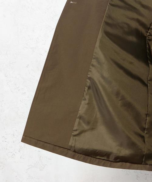 green label relaxing（グリーンレーベルリラクシング）の「GT C/N クロス レディ トレンチコート ◆（トレンチコート・レディース・オリーブ/ネイビー・フリー）」の8枚目の写真