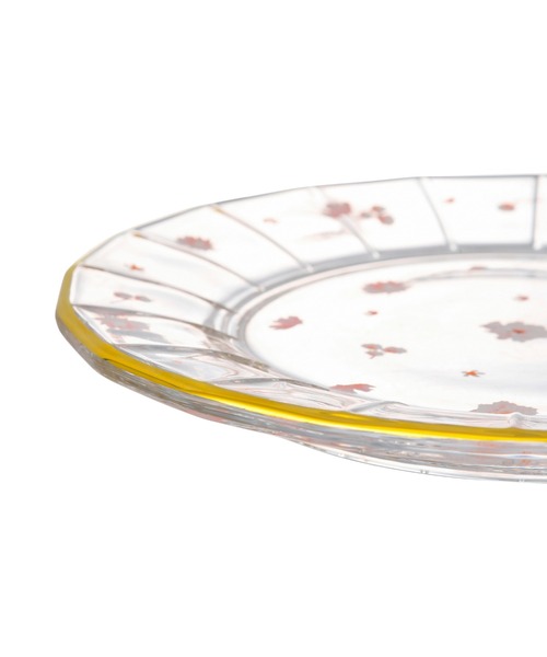 Francfranc（フランフラン）の「フラワーフリル ガラスプレート