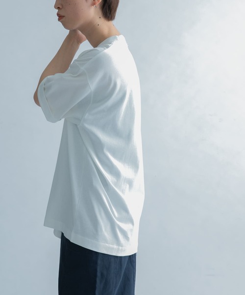 FORK&SPOON（フォークアンドスプーン）の「『ユニセックス』FORK&SPOON　フレンチロゴショートスリーブTシャツ（Tシャツ/カットソー・メンズ・チャコールグレー/オフホワイト・4/5）」の3枚目の写真