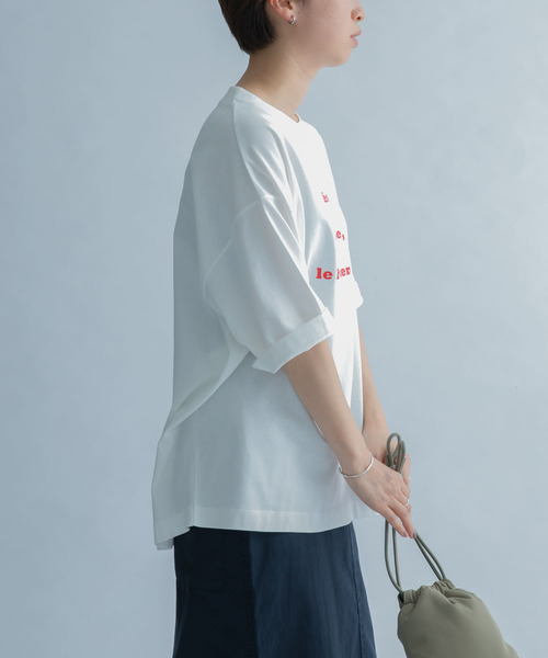 FORK&SPOON（フォークアンドスプーン）の「『ユニセックス』FORK&SPOON　フレンチロゴショートスリーブTシャツ（Tシャツ/カットソー・メンズ・チャコールグレー/オフホワイト・4/5）」の21枚目の写真