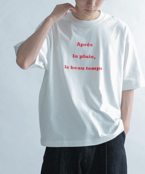 FORK&SPOON（フォークアンドスプーン）の「『ユニセックス』FORK&SPOON　フレンチロゴショートスリーブTシャツ（Tシャツ/カットソー・メンズ・チャコールグレー/オフホワイト・4/5）」の15枚目の写真