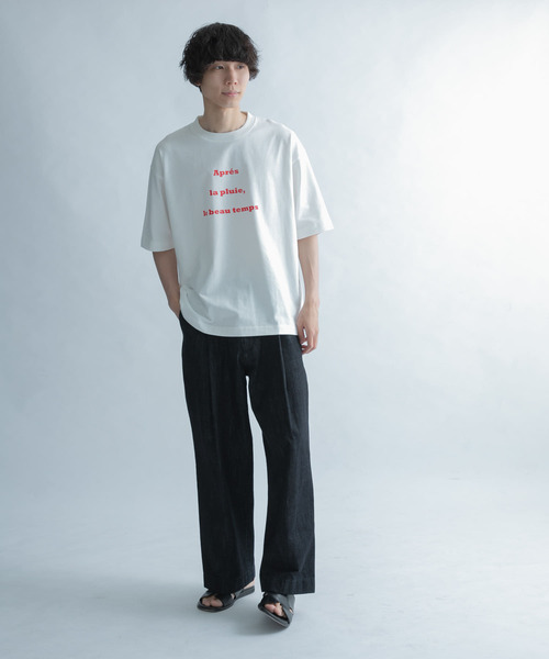 FORK&SPOON（フォークアンドスプーン）の「『ユニセックス』FORK&SPOON　フレンチロゴショートスリーブTシャツ（Tシャツ/カットソー・メンズ・チャコールグレー/オフホワイト・4/5）」の13枚目の写真