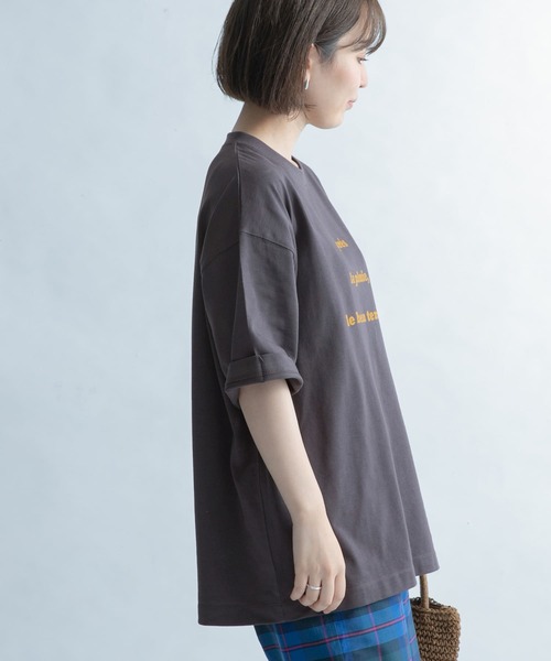 FORK&SPOON（フォークアンドスプーン）の「『ユニセックス』FORK&SPOON　フレンチロゴショートスリーブTシャツ（Tシャツ/カットソー・メンズ・チャコールグレー/オフホワイト・4/5）」の17枚目の写真