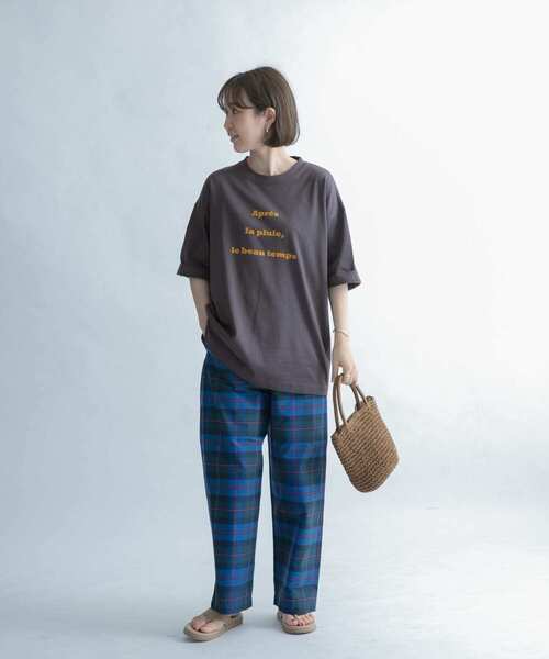 FORK&SPOON（フォークアンドスプーン）の「『ユニセックス』FORK&SPOON　フレンチロゴショートスリーブTシャツ（Tシャツ/カットソー・メンズ・チャコールグレー/オフホワイト・4/5）」の19枚目の写真