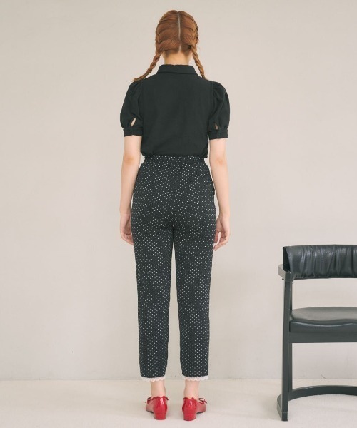 MIRO AMURETTE(ミロアミュレット)の「Mlogo polo T(ポロシャツ・レディース・ブラック/ホワイト/グレー・FREE)」の18枚目の写真