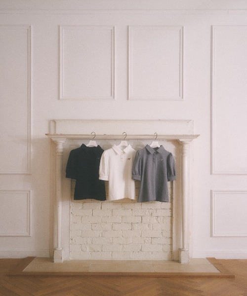 MIRO AMURETTE(ミロアミュレット)の「Mlogo polo T(ポロシャツ・レディース・ブラック/ホワイト/グレー・FREE)」の6枚目の写真