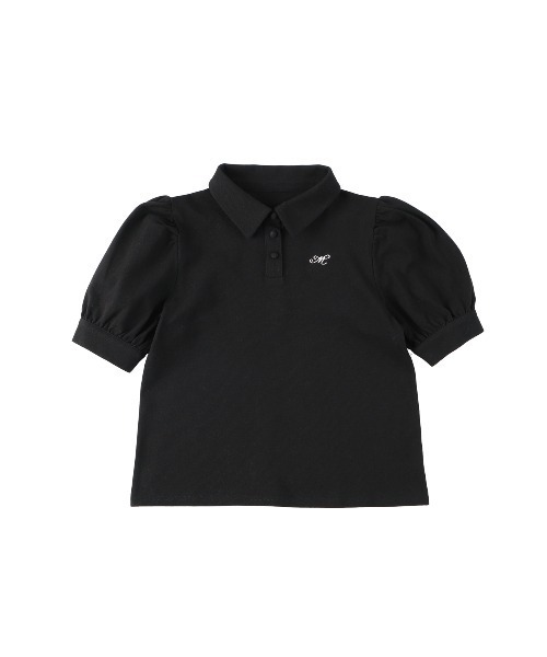 MIRO AMURETTE(ミロアミュレット)の「Mlogo polo T(ポロシャツ・レディース・ブラック/ホワイト/グレー・FREE)」の10枚目の写真