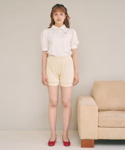 MIRO AMURETTE(ミロアミュレット)の「Mlogo polo T(ポロシャツ・レディース・ブラック/ホワイト/グレー・FREE)」の12枚目の写真