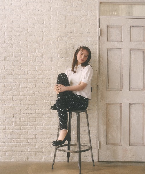 MIRO AMURETTE(ミロアミュレット)の「Mlogo polo T(ポロシャツ・レディース・ブラック/ホワイト/グレー・FREE)」の8枚目の写真