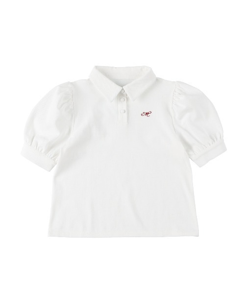 MIRO AMURETTE(ミロアミュレット)の「Mlogo polo T(ポロシャツ・レディース・ブラック/ホワイト/グレー・FREE)」の13枚目の写真